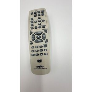 Sanyo RB-SL40 DVD Player Remote Controller Original OEM Replacement Gray